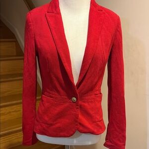 Women's Red Blazer